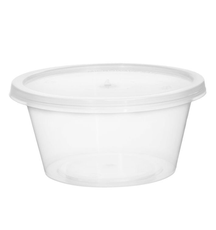 Sausbakje PP Transparant met Deksel 60ml (100 Stuks)