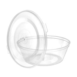 Ronde PP Sausbakje met Deksel Inbegrepen 6Oz/180ml (100 Stuks)