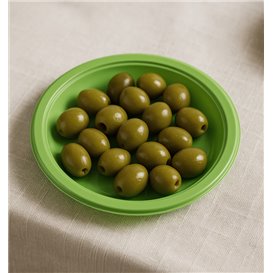 Plastic Bord PS Herbruikbaar Plat Limoengroen Ø165mm (450 Stuks) Plastic Bord PS Herbruikbaar Plat Limoengroen Ø165mm (450 Stuks)