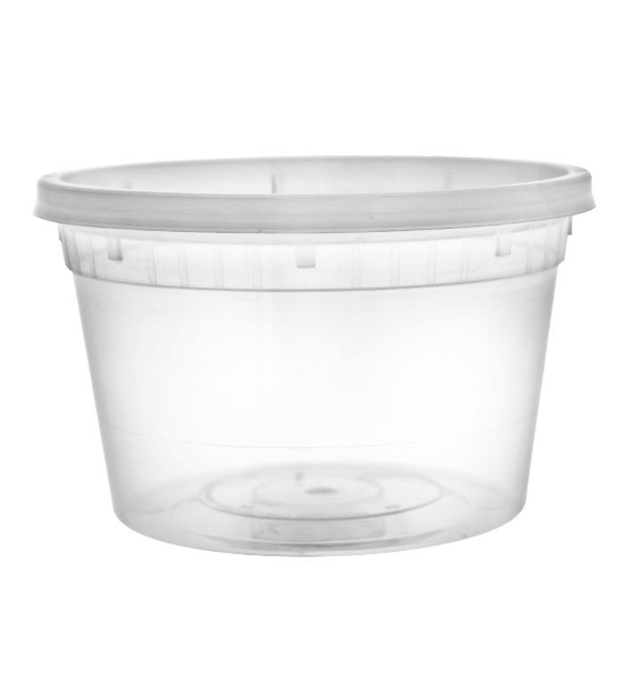 PP Bakjes met Deksel Transparant “Deli Range” 460ml (40 Stuks) PP Bakjes met Deksel Transparant “Deli Range” 460ml (40 Stuks)