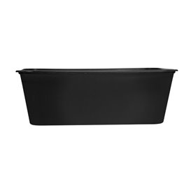 Zwart Rechthoekig PP Bakjes 750ml 17,6x12,4x6cm (50 Stuks)
