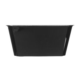 Zwart Rechthoekig PP Bakjes 1.000ml 17,6x12,4x7cm (50 Stuks)