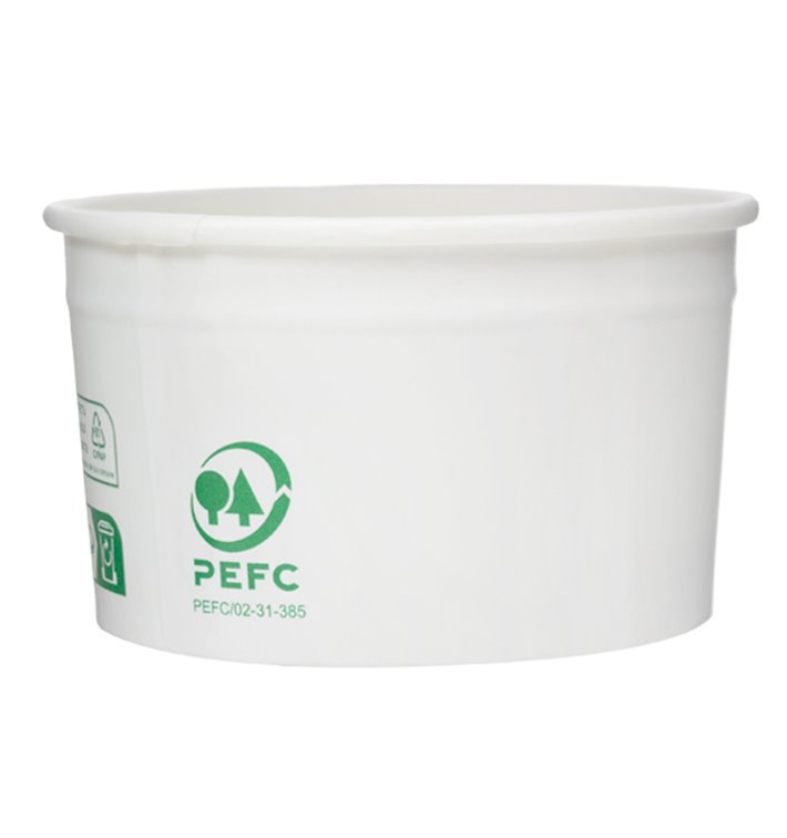 Papieren Ijs Container Eco-Vriendelijk 100ml (65 stuks) 