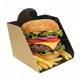 Kartonnen Hamburgerschep 12x12x10cm (600 Stuks)