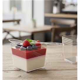 Proeflepel Reusable PS Transparant 10 cm (500 Stuks)