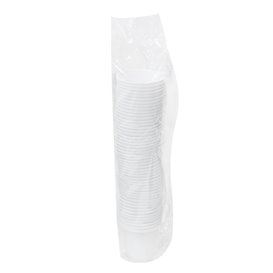 Plastic Herbruikbaar PP Shotje wit 80 ml (4.800 stuks)