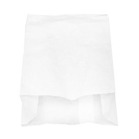 Papieren voedsel zak wit 12+6x20cm (250 stuks) 