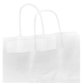 Papieren Zakken Met Vlakke Handvat 80g/m² 32+16x27cm (25 stuks) 