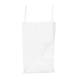 Papieren Zakken Met Vlakke Handvat 80g/m² 32+16x27cm (25 stuks) 
