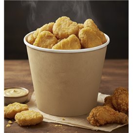 Kraft kartonnen Emmer 130Oz/3990ml (200 stuks) Kraft kartonnen Emmer 130Oz/3990ml (200 stuks)