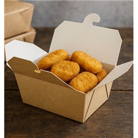 Oosterse Maaltijdbox Kraft 13x8,5x6cm 700ml (45 stuks)