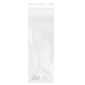 Plastic Zak met Zelfklevende Flap Cellofaan 7x20cm G-160 (100 Stuks) Plastic Zak met Zelfklevende Flap Cellofaan 7x20cm G-160 (100 Stuks)