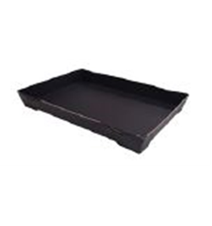 Zwarte Kartonnen Sushischaal 12x6,2cm (12 stuks) Zwarte Kartonnen Sushischaal 12x6,2cm (12 stuks)