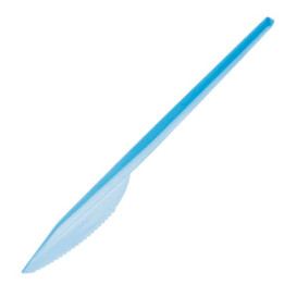 Plastic PS mes  blauw 16,5 cm (900 stuks)