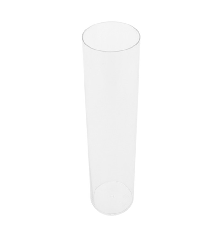 Plastic PS proefbeker groot transparant 4,5x10,5cm 130ml Plastic PS proefbeker groot transparant 4,5x10,5cm 130ml