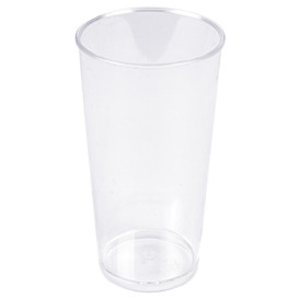 Plastic PS proefbeker transparant 4,5x8cm 80ml 