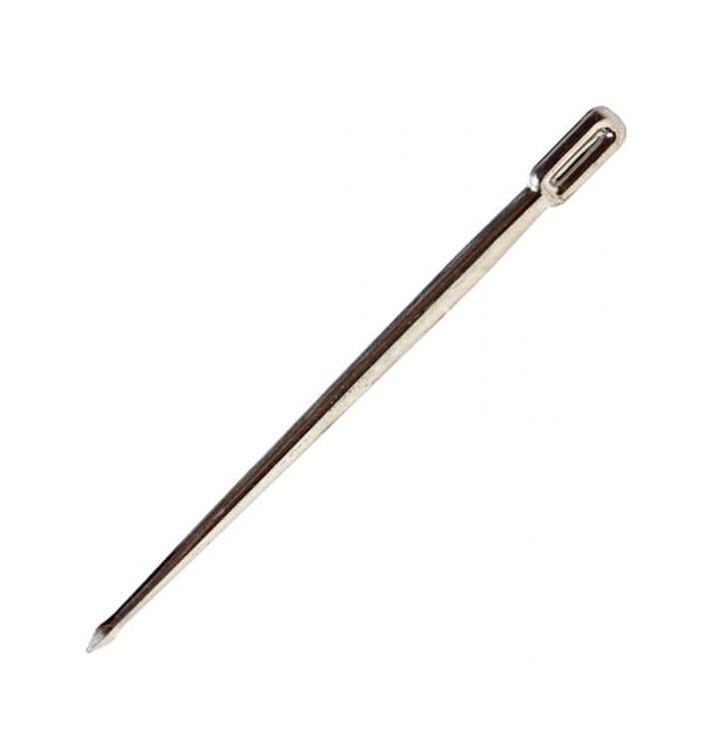 Plastic vleespennen zilver 8,5cm Plastic vleespennen zilver 8,5cm