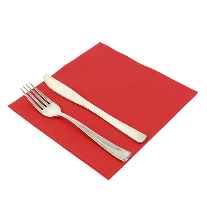 Airlaid Servet rood 40x40cm Airlaid Servet rood 40x40cm