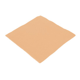 Papieren servet dubbel punt zalm 40x40cm (50 stuks) 