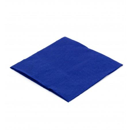 Papieren servet blauw 20x20cm (6.000 stuks)
