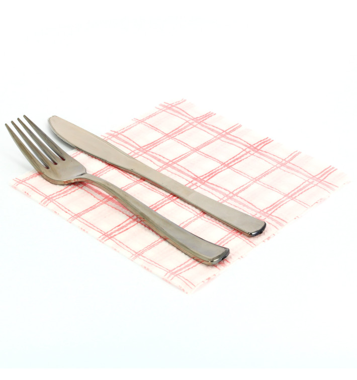 Papieren servet rood Vierkant 1-laags 33x33 Papieren servet rood Vierkant 1-laags 33x33
