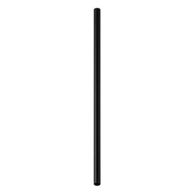 Herbruikbare Rechte Zwarte PP Plastic Rietjes Ø6mm 20cm (250 Stuks)
